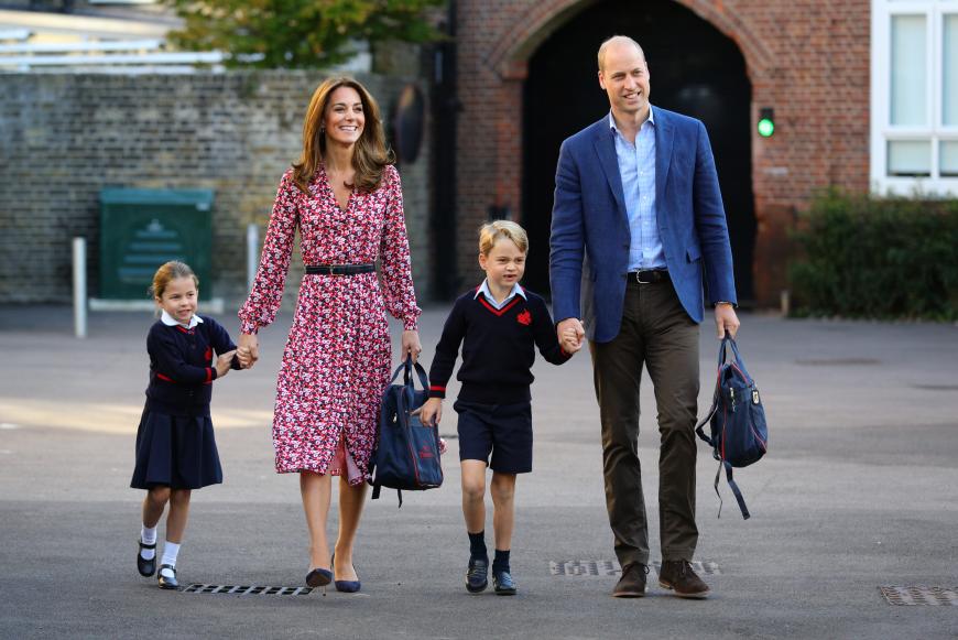 Auf dem Weg zur Schule sprachen die Kinder von Herzogen Kate und Prinz William mit ihrem Vater über die Obdachlosen auf den Straßen.