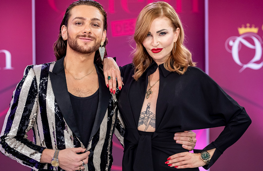 Die Kandidatinnen bekamen prominente Unterstützung: Sophie hatte Influencer Riccardo Simonetti an ihrer Seite.
