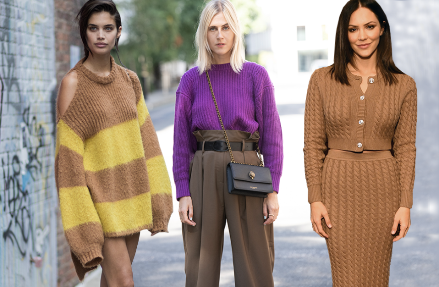 Fashion-Pieces aus Strick liegen diesen Winter voll im Trend.
