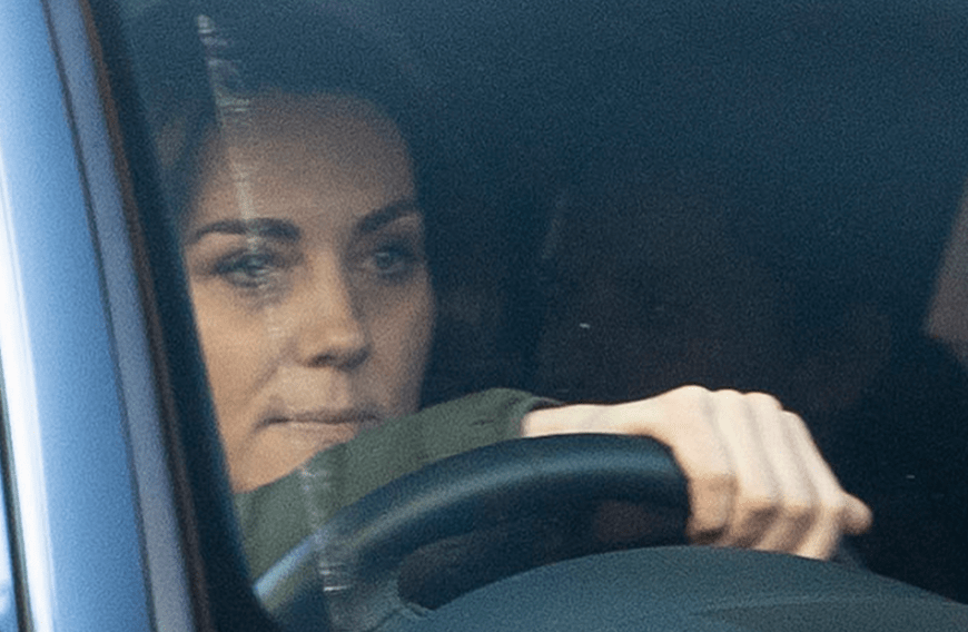 Kate wurde an ihrem Geburtstag am 9. Januar von Paparazzi geknipst - sie sieht verweint und traurig aus.