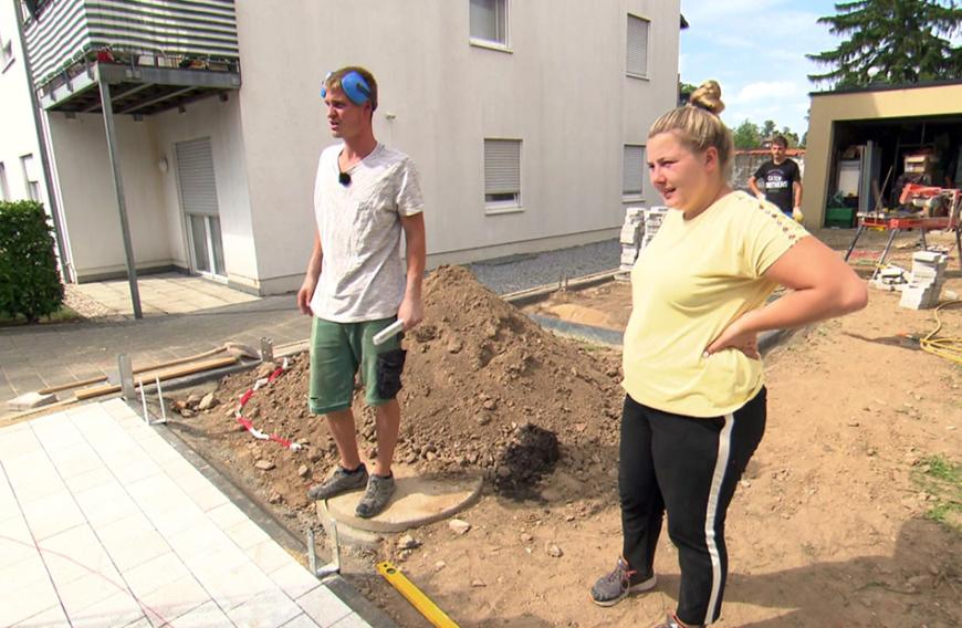 Nur Sarafina und ihr Peter haben mit angepackt.