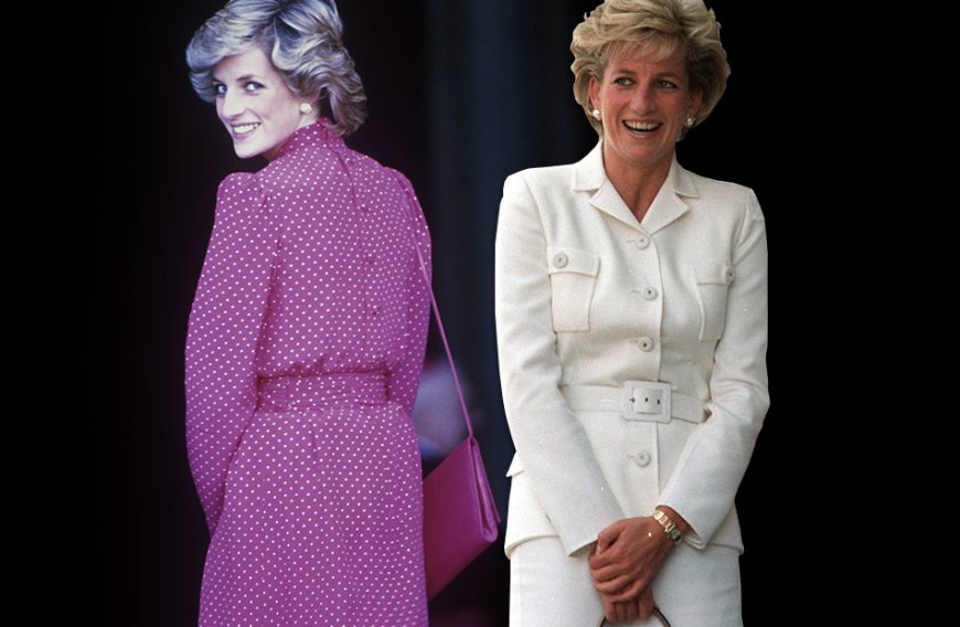 Prinzessin Diana begeisterte uns regelmäßig mit ihren tollen Looks und setzte immer wieder aufs Neue geniale Fashion-Trends.