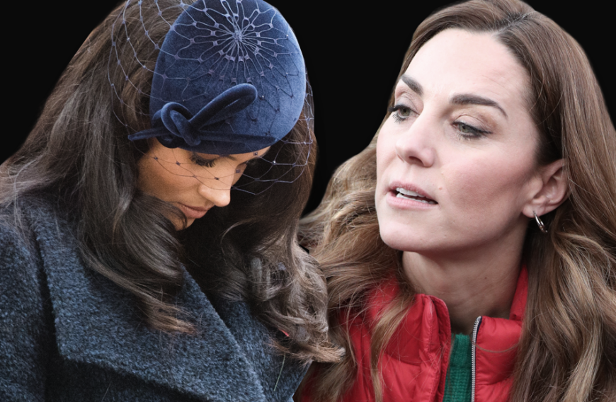 Nach dem Rücktritt von Harry und Meghan soll Kate froh sein, ihrer Schwägerin in Zukunft nicht mehr über den Weg laufen zu müssen.