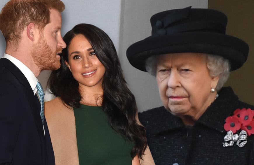 Queen Elizabeth II. soll von Harrys und Meghans Rücktritt aus dem Fernsehen erfahren haben und sei darüber