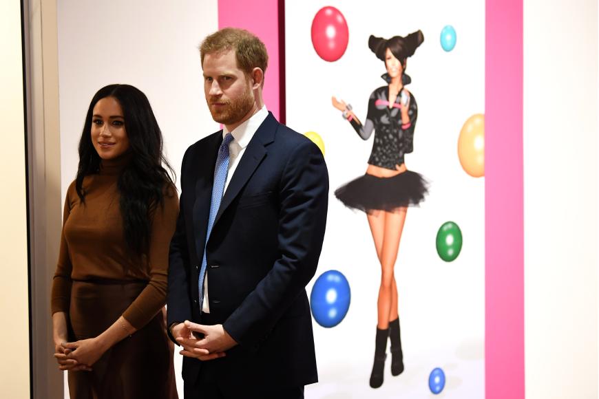 Bloß schnell weg? Herzogin Meghan und Prinz Harry kann es offenbar nicht schnell genug gehen, die Königsfamilie zu verlassen.