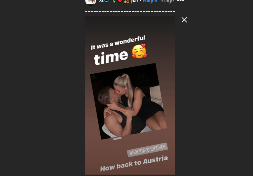 Daniel und Daniela knutschen verliebt in Südafrika.