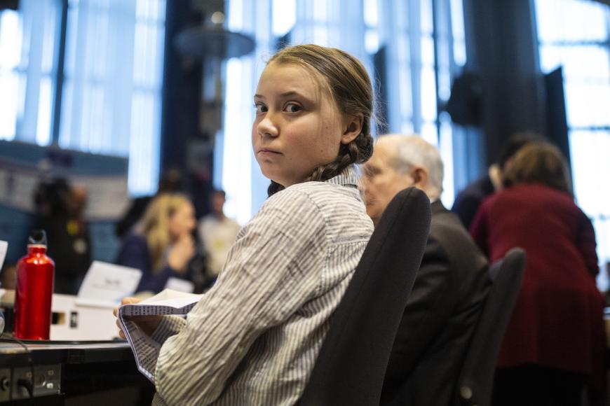Vor mehreren Monaten war Gretas Gesicht noch deutlich runder.