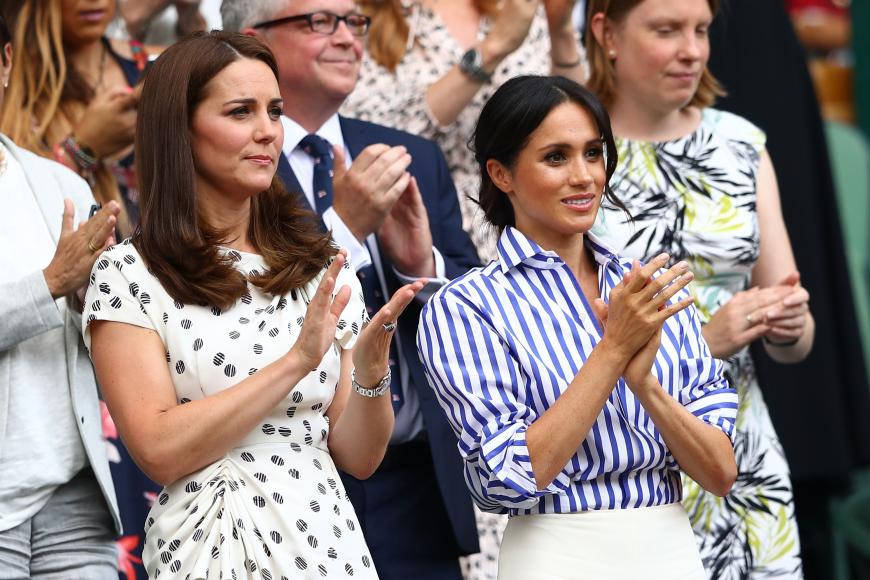 Auch Meghan unterstützte ihre Freundin (oft an der Seite von Herzogin Kate) bei vielen Tennis-Turnieren.