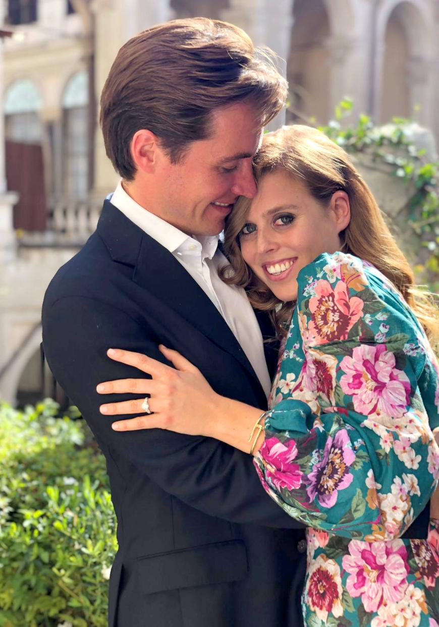 Beatrice und ihr Verlobter Edoardo Mapelli Mozzi gaben erst vor wenigen Tagen ihren Hochzeitstermin bekannt ...