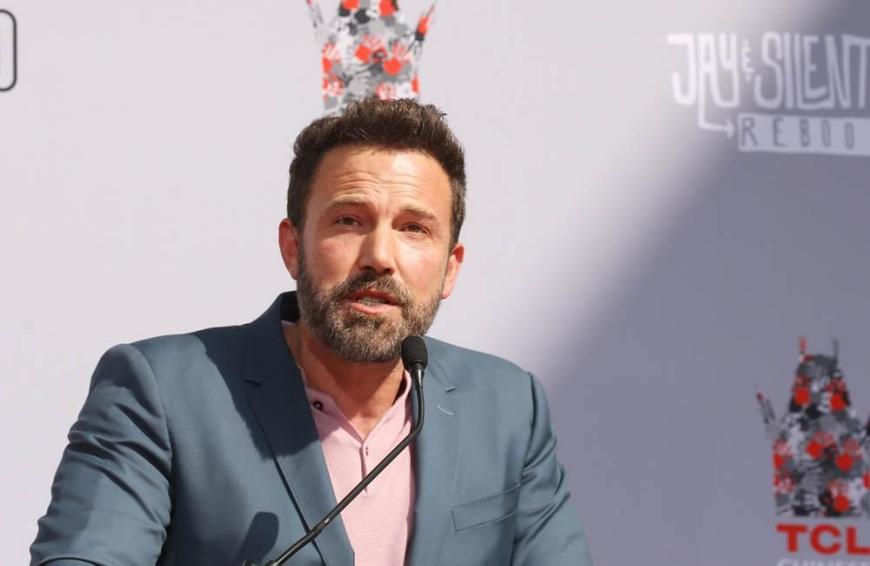 ... nun bedankt sich auch Ben Affleck.