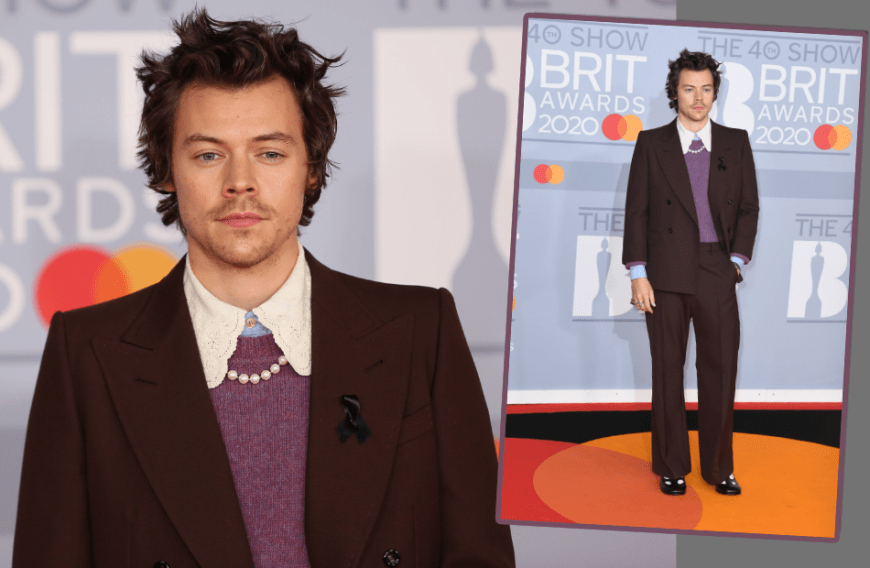 Harry Styles hat ein Gespür für Mode und setzte bei den Brit Awards 2020 gleich 5 Trends für den Frühling.