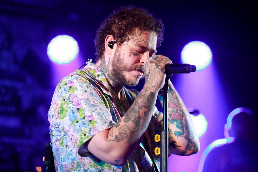 Vor seinen unzähligen Tattoos hat sich Post Malone stets unsicher gefühlt.