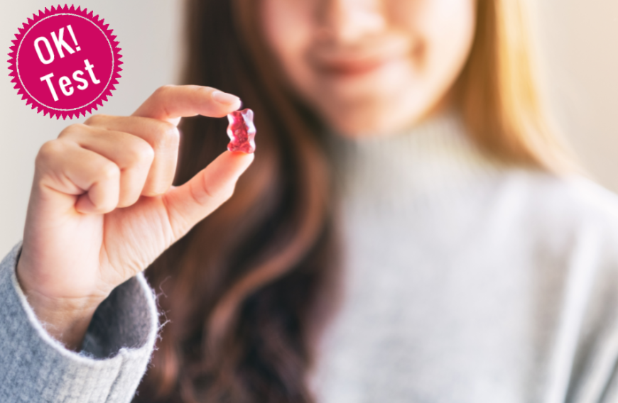 Mit Gummibärchen naschen wir uns jetzt schön.