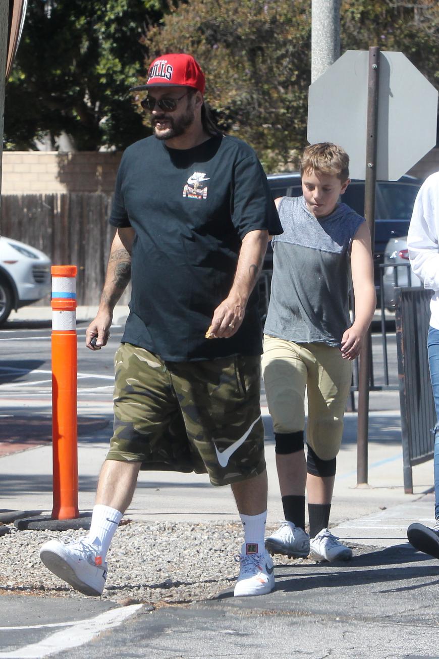... jetzt sorgt ihr ältester Sohn Jayden James Federline, hier mit seinem Vater Kevin Federline, für neue Schlagzeilen.
