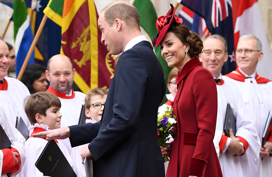 ... Das selbe galt für Kate und William.