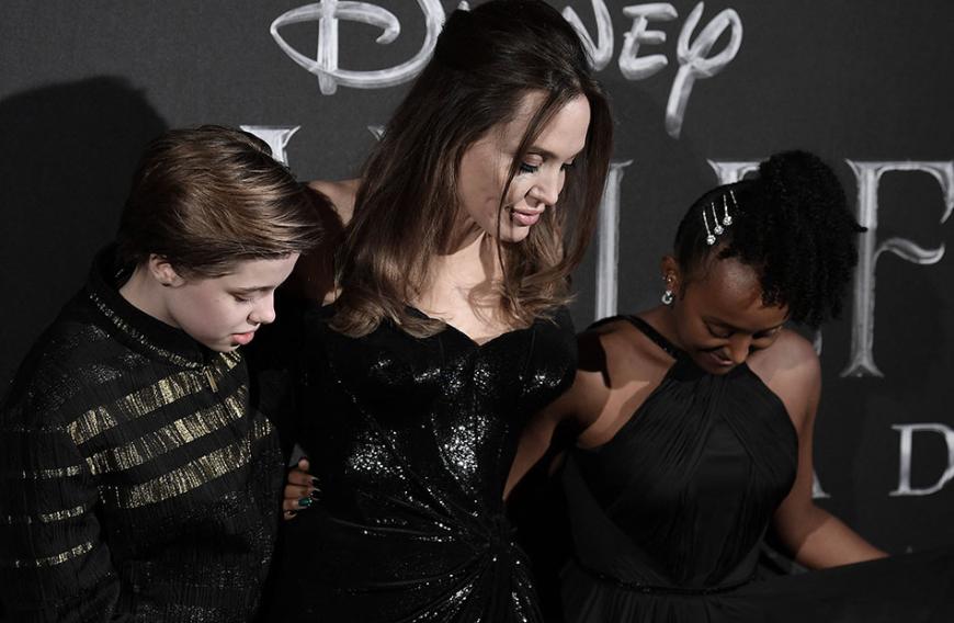 Angelina Jolie musste sich um ihre Töchter Shiloh (l.) und Zahara sorgen!