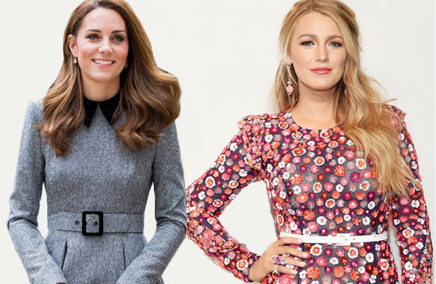Sowohl Herzogin Kate als auch Schauspielerin Blake Lively haben stets eine voluminöse Haarpracht.