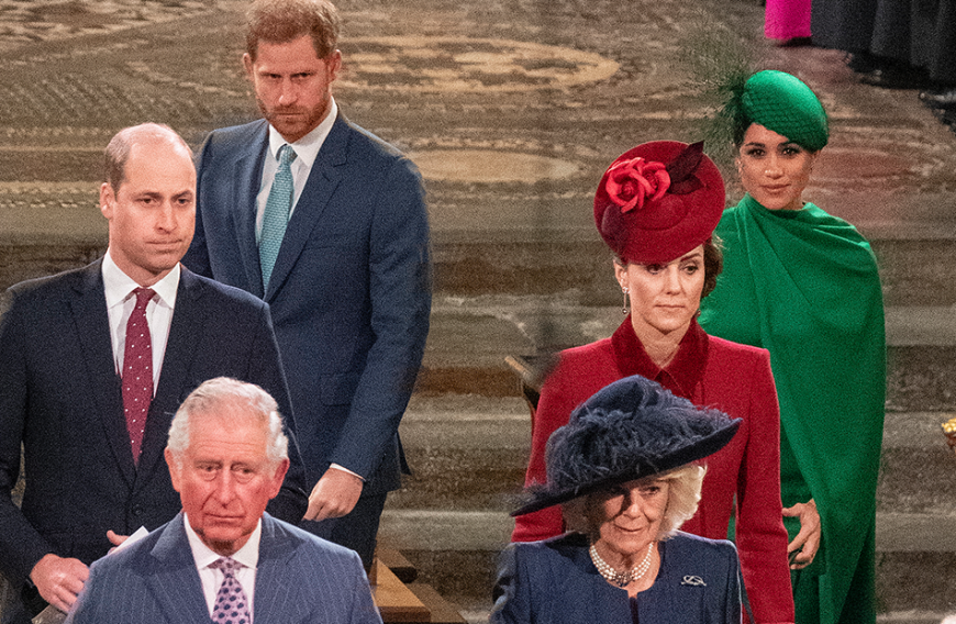 Die Stimmung unter den Royals war sichtlich angespannt ...