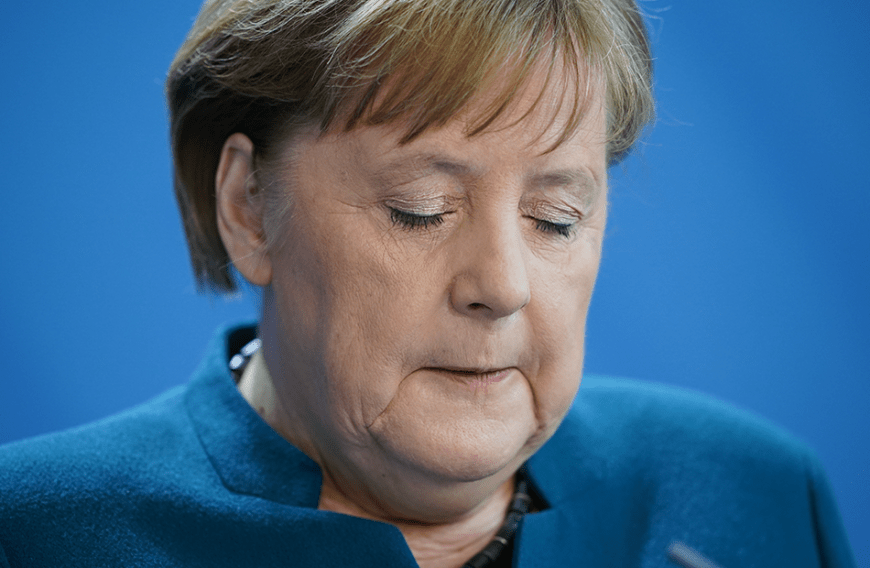 Angela Merkel begibt sich in häusliche Quarantäne ...