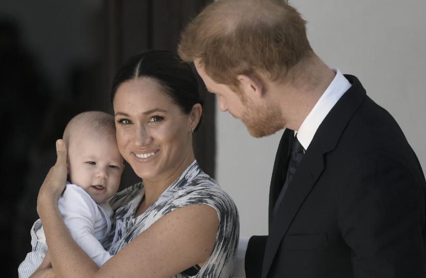 ... zu viel für Harry: Der 35-Jährige soll seine Frau und vor allem Söhnchen Archie schützen wollen.