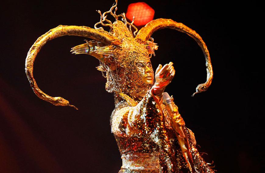 Auch die Göttin wurde enthüllt: Schauspielerin Rebecca Immanuel.