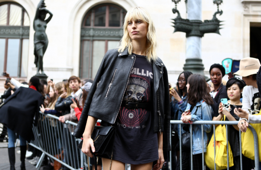 Stars setzen zum Beispiel auf Oversize-Band-Shirts ...