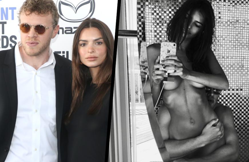 Hier wird nicht viel der Fantasie überlassen: Dieses sexy Nackt-Selfie scheint deutlich zu machen, wie heiß es zwischen Model Emily Ratajkowski und Ehemann Sebastian Bear-McClard hergehen dürfte. Hot!