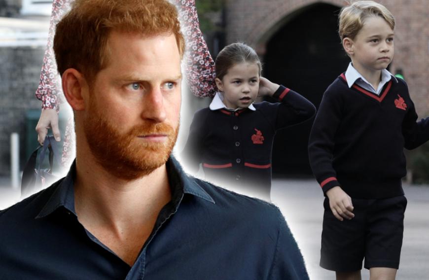 Fühlte sich Prinz Harry etwa ausgerechnet von seinem Neffen Prinz George und dessen kleiner Schwester Prinzessin Charlotte bedroht?