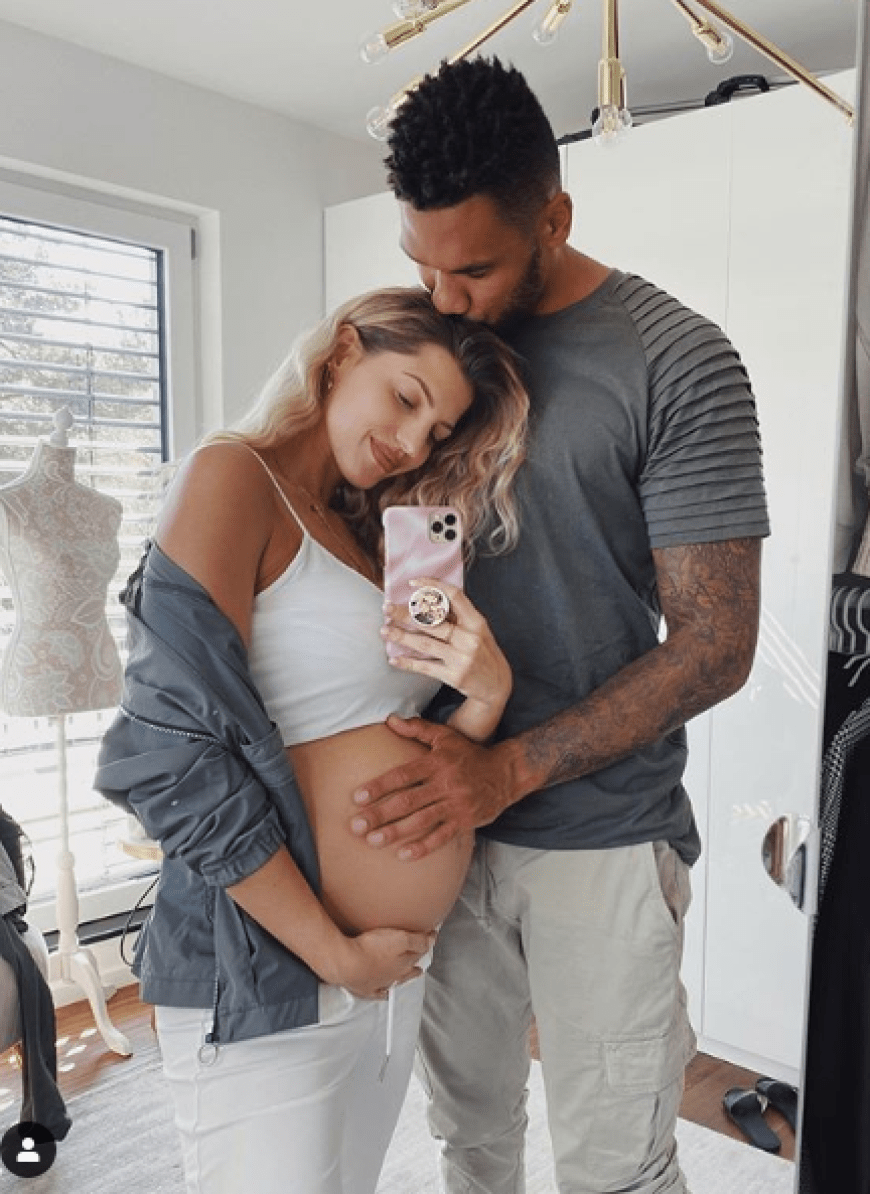 Die Harrisons freuen sich riesig auf Baby Nummer 2 - das zeigen sie auch im Netz.