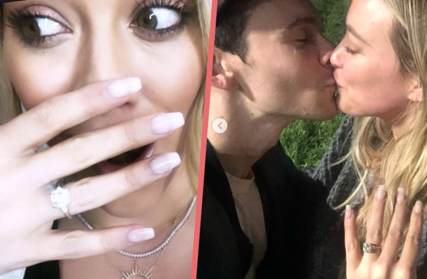 Was für ein riesiger Klunker! 2019 gab Schauspielerin Hilary Duff ihrem Liebsten Matthew Koma das Ja-Wort, doch erst ein Jahr später ließ sie ihre Fans einen Blick auf ihren wunderschön funkelnden Verlobungsring werfen.