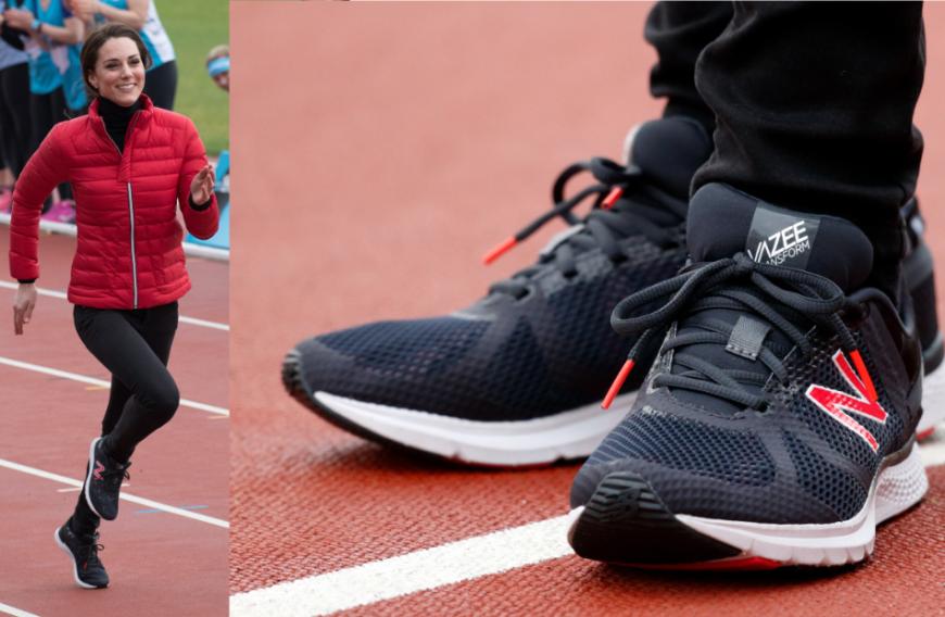Herzogin Kate liebt die Sneaker von New Balance und hat sie bereits mehrfach bei royalen Terminen getragen.