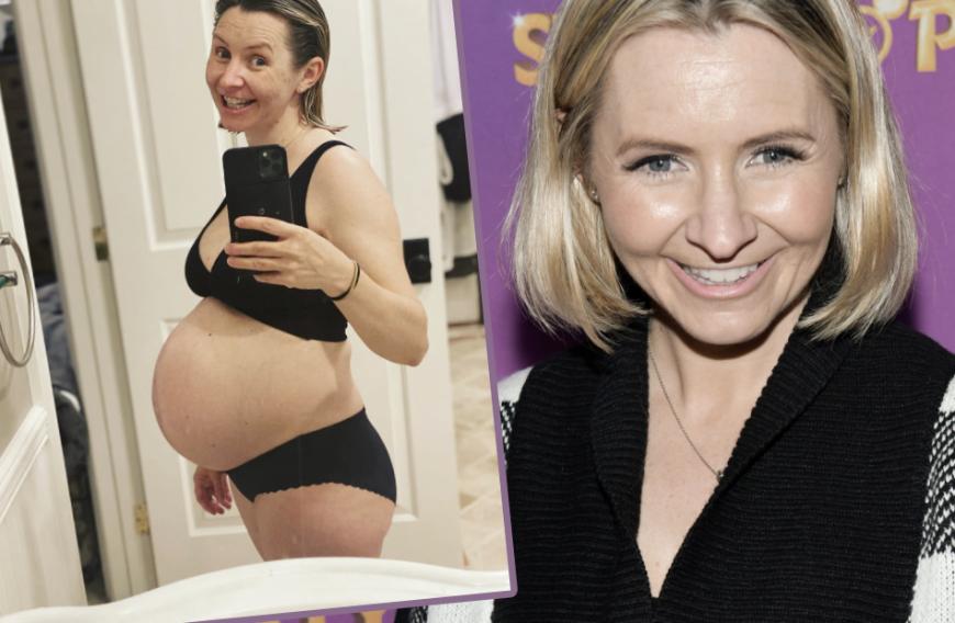 Was für eine riesige Kugel! Vielen dürften Beverley Mitchell noch aus der erfolgreichen US-Serie