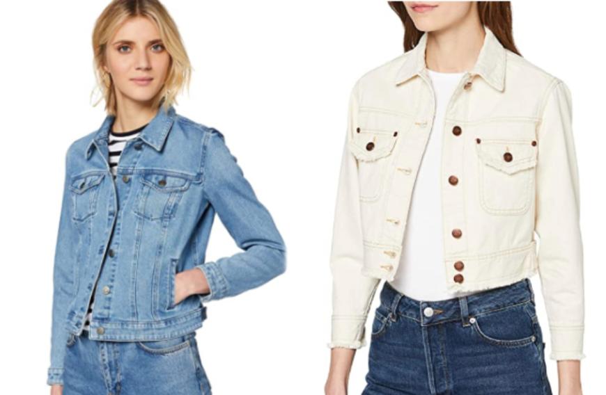 ... hat sie auch stylische Jeansjacke entdeckt, die stark reduziert sind.