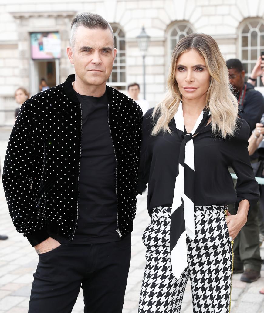 Robbie Williams und Ayda Field wurden bedroht.