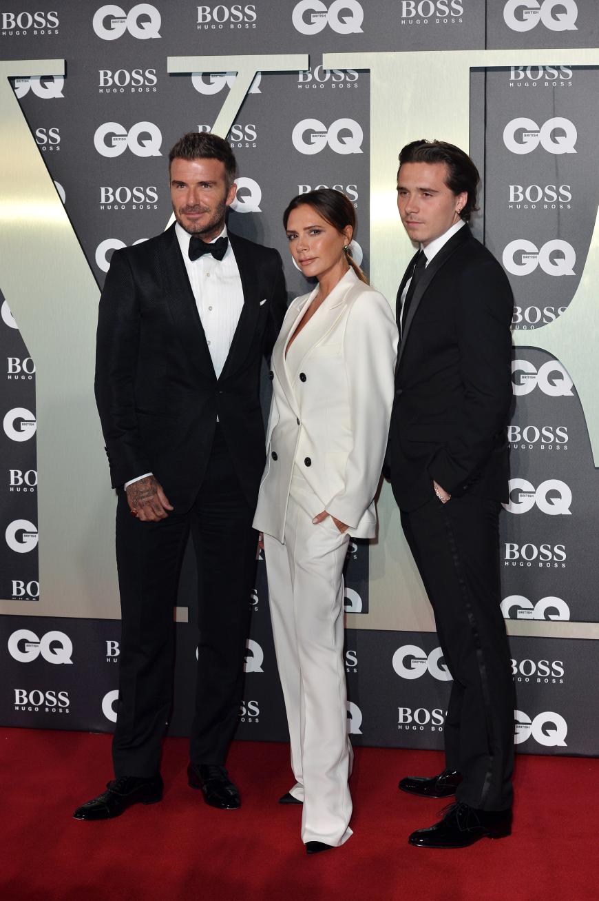 Auch David und Victoria Beckham sind von der Partnerin ihres Sohnes angetan.