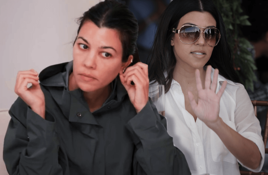 Bei Kourtney Kardashian liegen die Nerven blank.