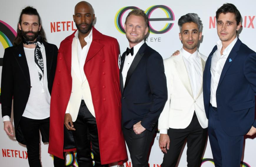 Jonathan Van Ness, Karamo Brown, Bobby Berk, Tan France und Antoni Porowksi (v.l.n.r.) wurden durch die Netflix-Show zu Weltstars.