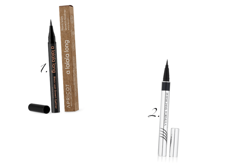 Diese beiden Eyeliner zaubern uns nicht nur einen tollen Lidstrich, sondern auch XXL-Wimpern.
1.