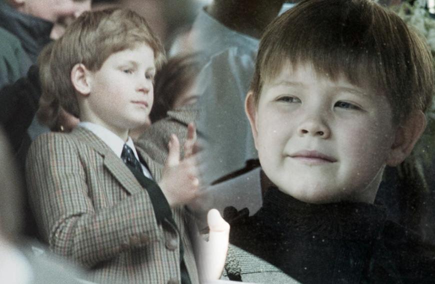 ... und Prinz Harry der Patenonkel von Dyers Sohn Jaspar, der dem jungen Harry (l., Aufnahme von 1997) übrigens nicht unähnlich sieht.