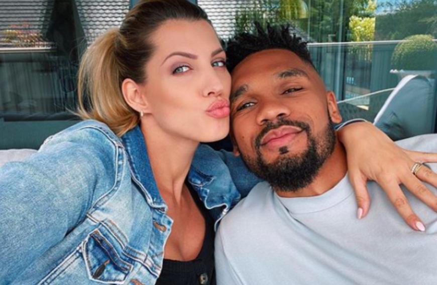 Sie und ihr Mann Dominic Harrison erwarten ein kleines Geschwisterchen für ihre Tochter Mia Rose.