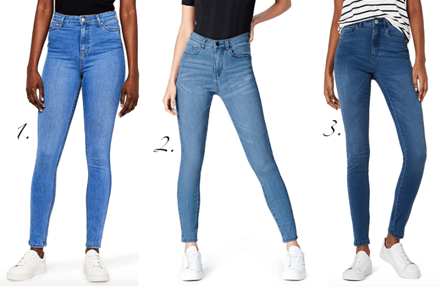 High-Waist-Hosen sind perfekt, um einen kleinen Bauch zu verdecken.
1. MERAKI