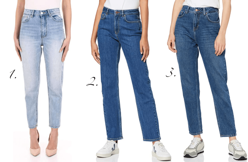 Und sogeannte Mom-Jeans zaubern eine tolle Silhouette.
1. VERO MODA