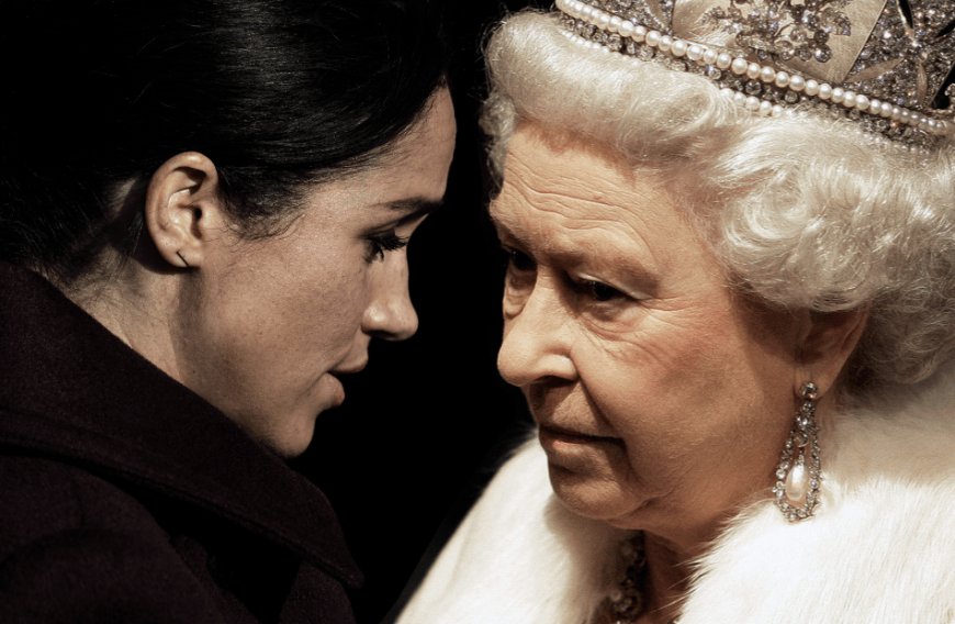 Die Queen soll Meghan allein für das neue Enthüllungsbuch