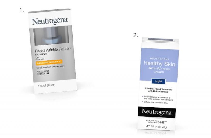 Sie schwört auf Produkte, die Retinol enthalten, denn die seien echte Anti-Aging-Booster. Ihr Tipp:
1. Neutrogena