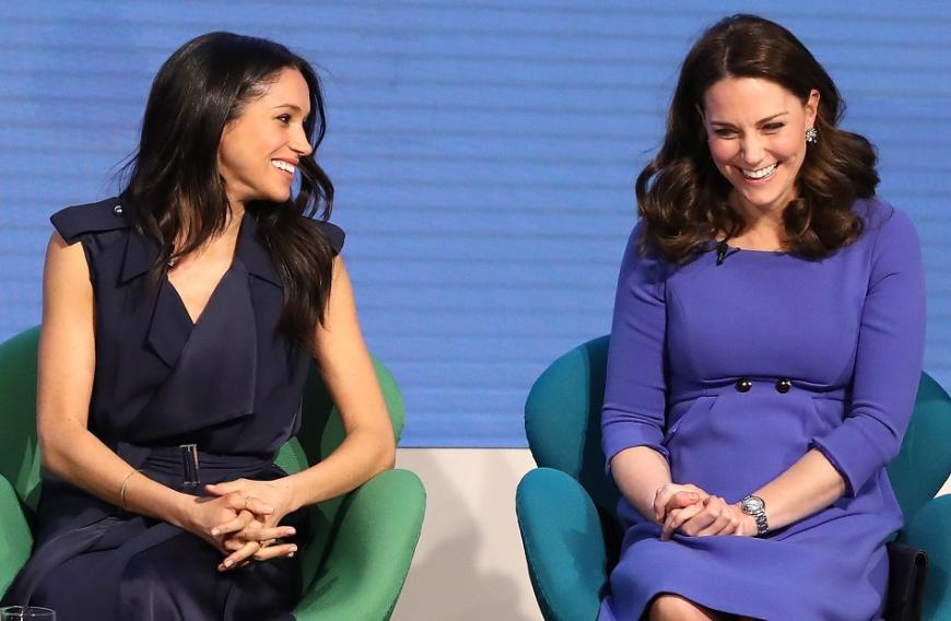 Eines der ersten Aufeinandertreffen von Meghan und Kate ließ eine aufkommende Freundschaft vermuten.