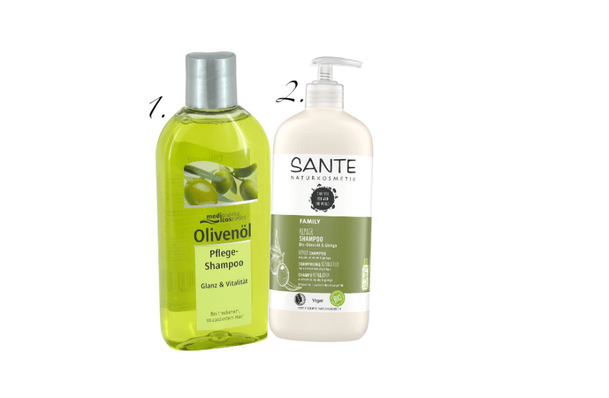 Diese Produkte pflegen deine Haare auch mit Olivenöl:
1. Medipharma Cosmetics