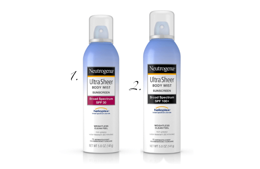 Ihr Make-up-Artist hat verraten, dass JLo ein Sonnenschutz-Spray als Make-up-Finish verwendet. Das sorgt für einen tollen Glow.
1. Neutrogena