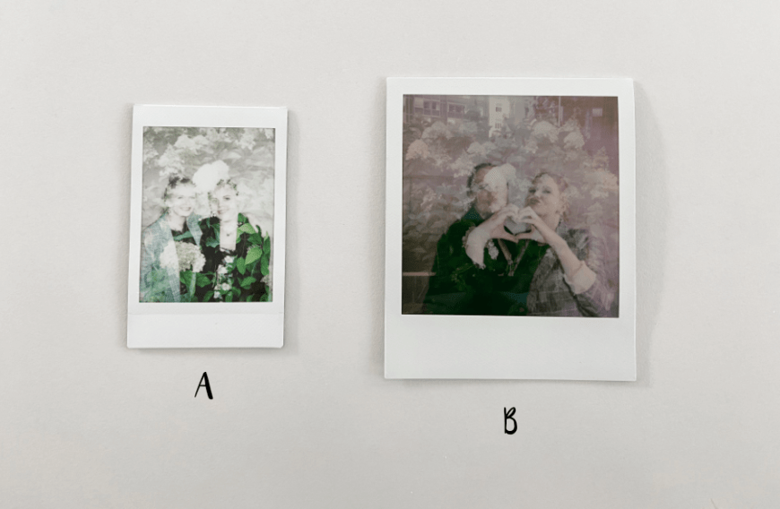 Diese Fotos sind draußen bei hellem Tageslicht ohne Blitz mit dem Doppelbelichtungs-Effekt entstanden.