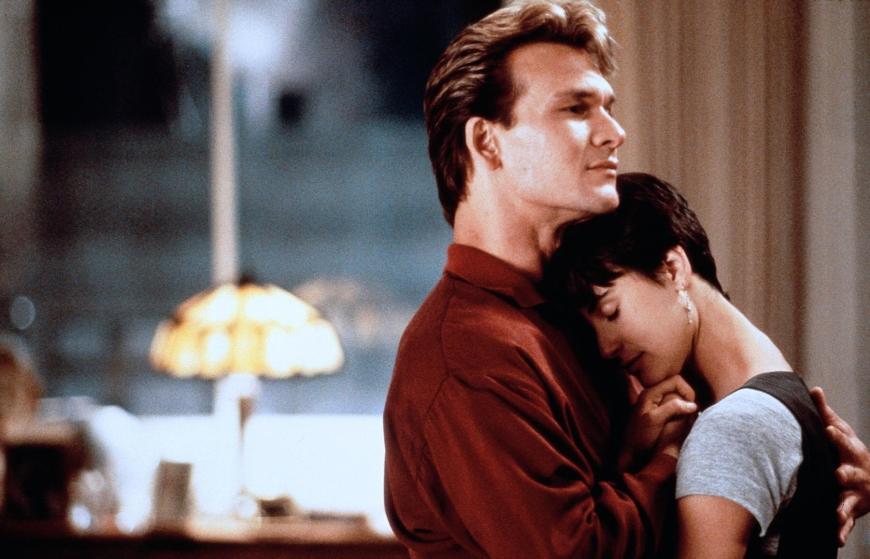 An der Seite von Demi Moore und Whoopi Goldberg ergatterte Patrick Swayze im Film