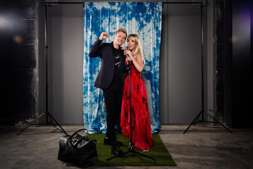 Und weil's so schön war, noch mal andere Motive der 6 Promi-Paare, angefangen mit Annemarie & Tim ...